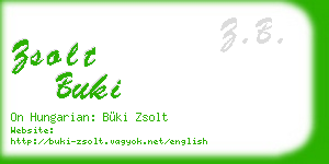zsolt buki business card